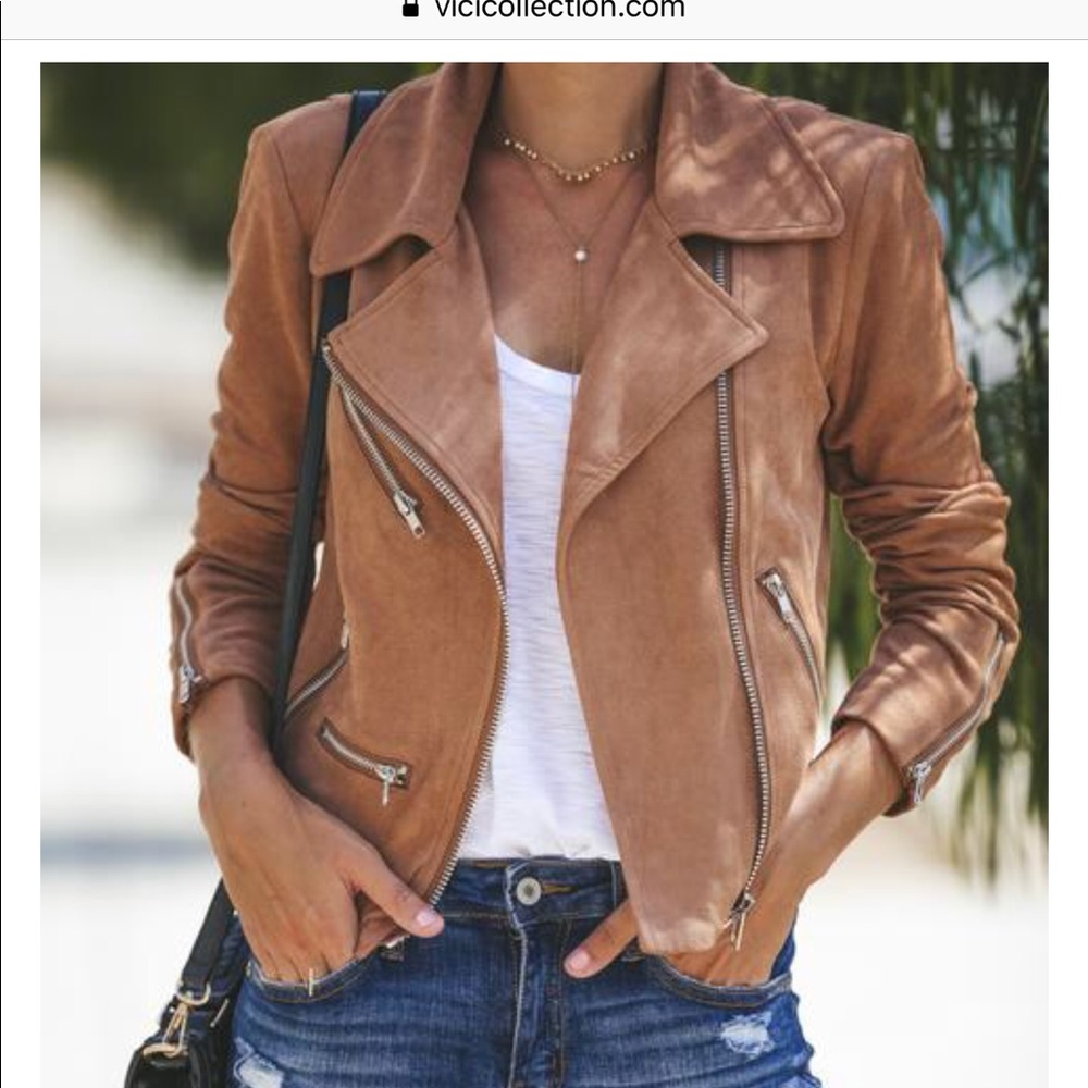Vici Collection Market Jacket in Camel